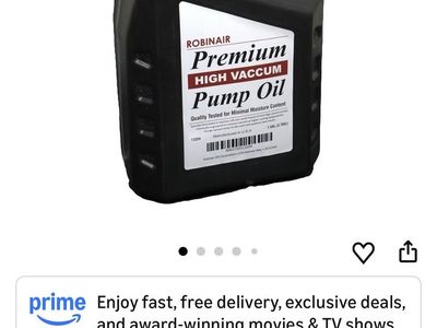 Robinair Oil For Freeze Dryer Pump