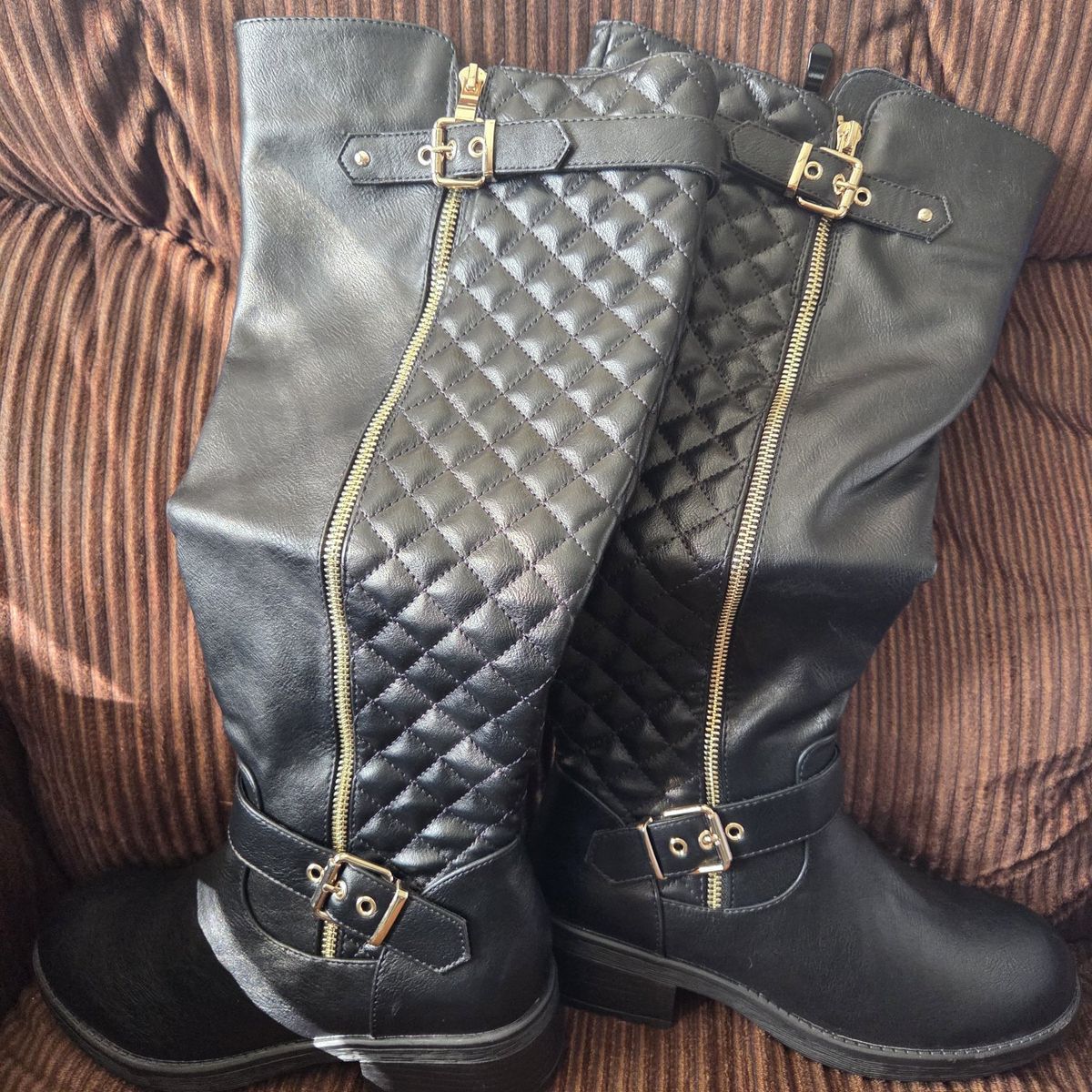 Dream Pairs black knee high boots