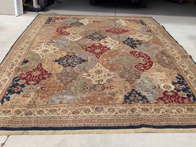 Large 9’5” x 12’10” Traditional Area Rug - $200