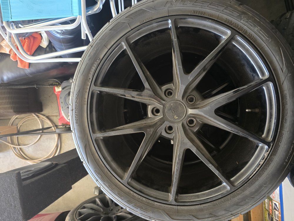 brand new wheels and tires