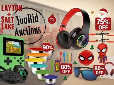 AUCTIONS, Amazon Products, Every Thursday, 60%-90% OFF, Early Christmas Gifts