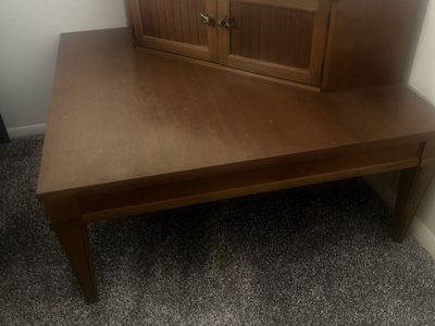 MCM Large Corner End Table