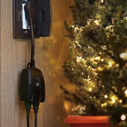 Outdoor Wi-Fi Wireless 2-outlet Switch (2 units in box)