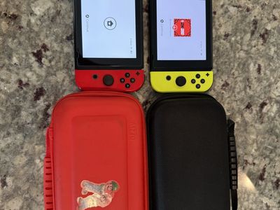 Two Nintendo Switches