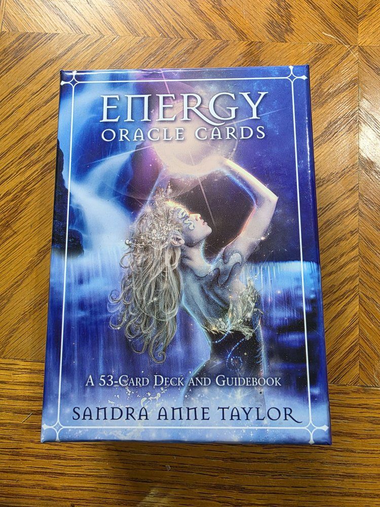 Energy Oracle Cards by Sandra Anne Taylor 53-Card Deck and Guidebook