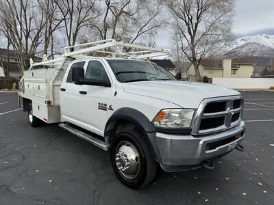 2015 RAM 4500 CUMMINS, 4X4, CREW CAB, EXH. BRAKE