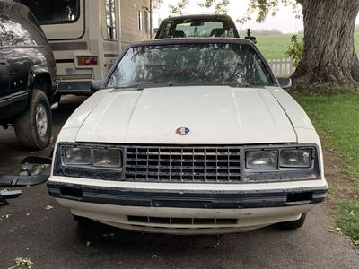 Ford Mustang Foxbody front bumper and hood 1982