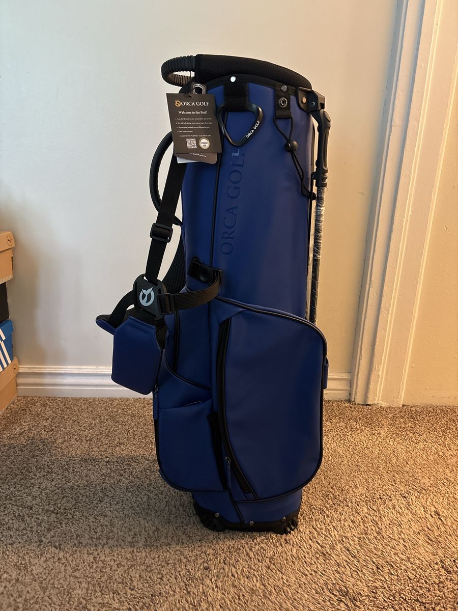 Orca Golf Blue Stand Bag with Tags