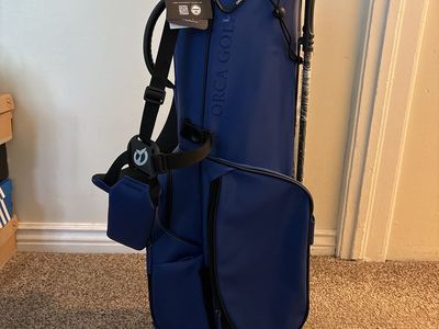 Orca Golf Blue Stand Bag with Tags