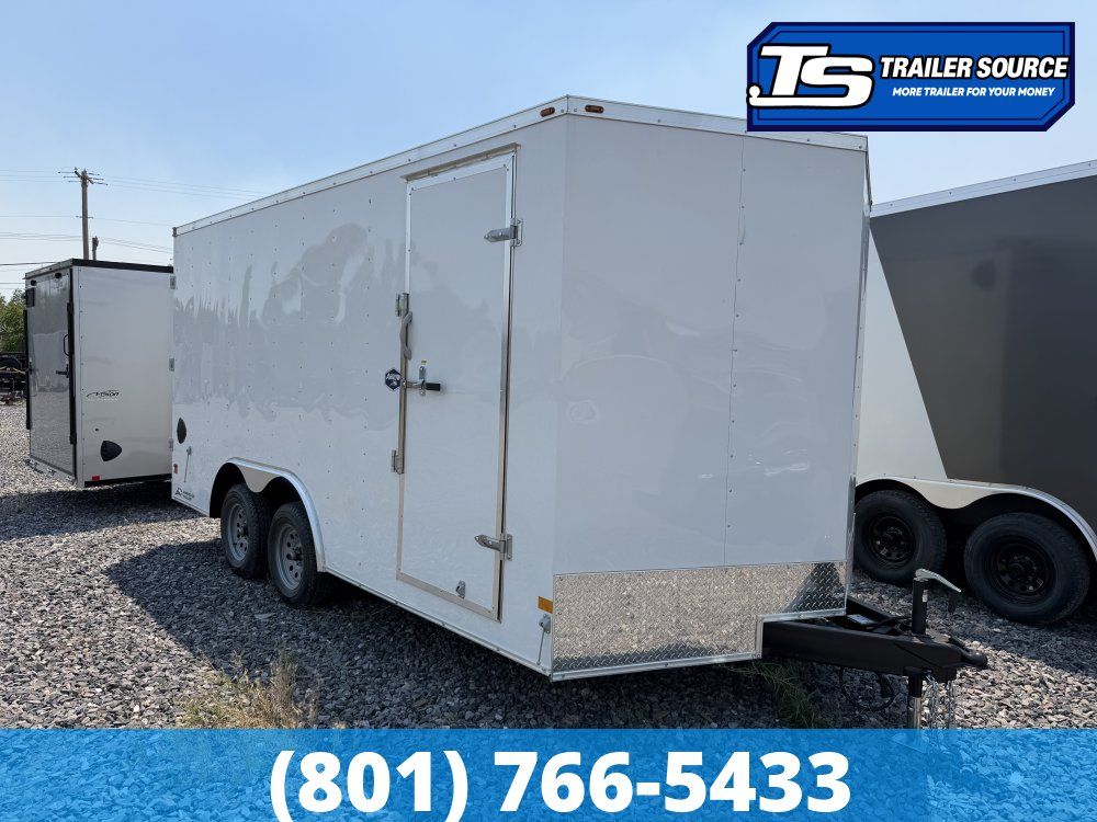 8.5x16 American Hauler Arrow Enclosed Cargo Trailer - 7'0" Interior - 3.5K GVWR - Barn Doors