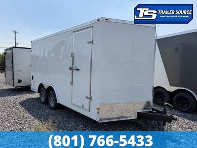 8.5x16 American Hauler Arrow Enclosed Cargo Trailer - 7'0" Interior - 3.5K GVWR - Barn Doors