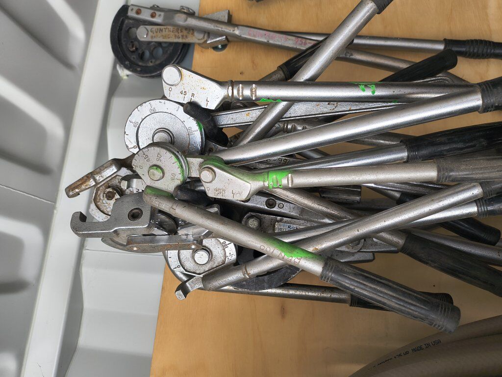 Lot of pipe benders