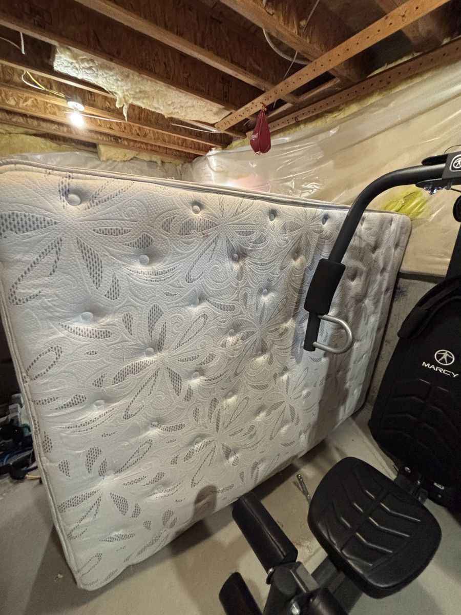 Queen Size Box Spring & Mattress Set - Good Condition
