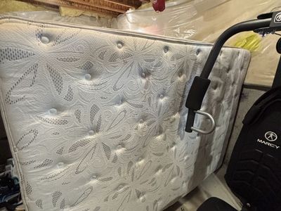 Queen Size Box Spring & Mattress Set - Good Condition