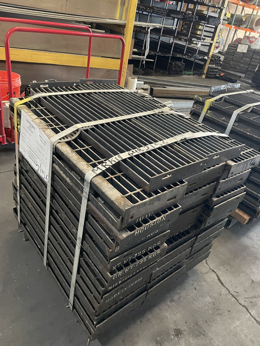 WINTER SALE! Steel Stair Tread-Serrated  1-1/4" x 3/16" x 10-15/16" x 36" - $72.95 each