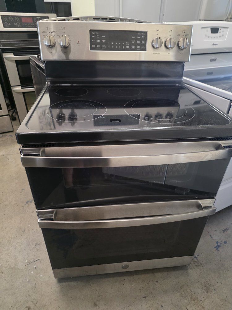 ge double oven electric stove