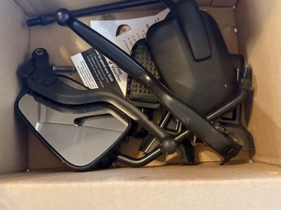Harley pan America stock hand guards levers and mirrors
