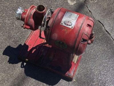 Vintage Hobart Manufacturing Co. Meat Grinder/Grain/Coffee- Industrial Grade, Heavy Duty, Red - Motor Only