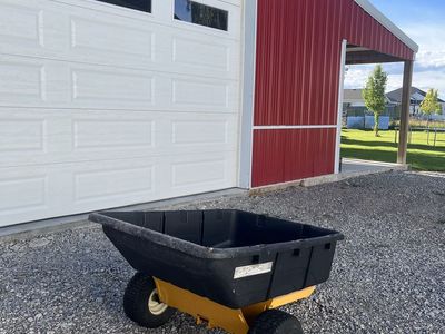 Cub Cadet Yellow & Black Lawn & Garden Cart Dump Trailer