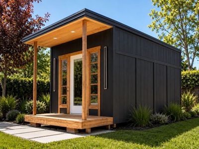 Golf Simulator Shed