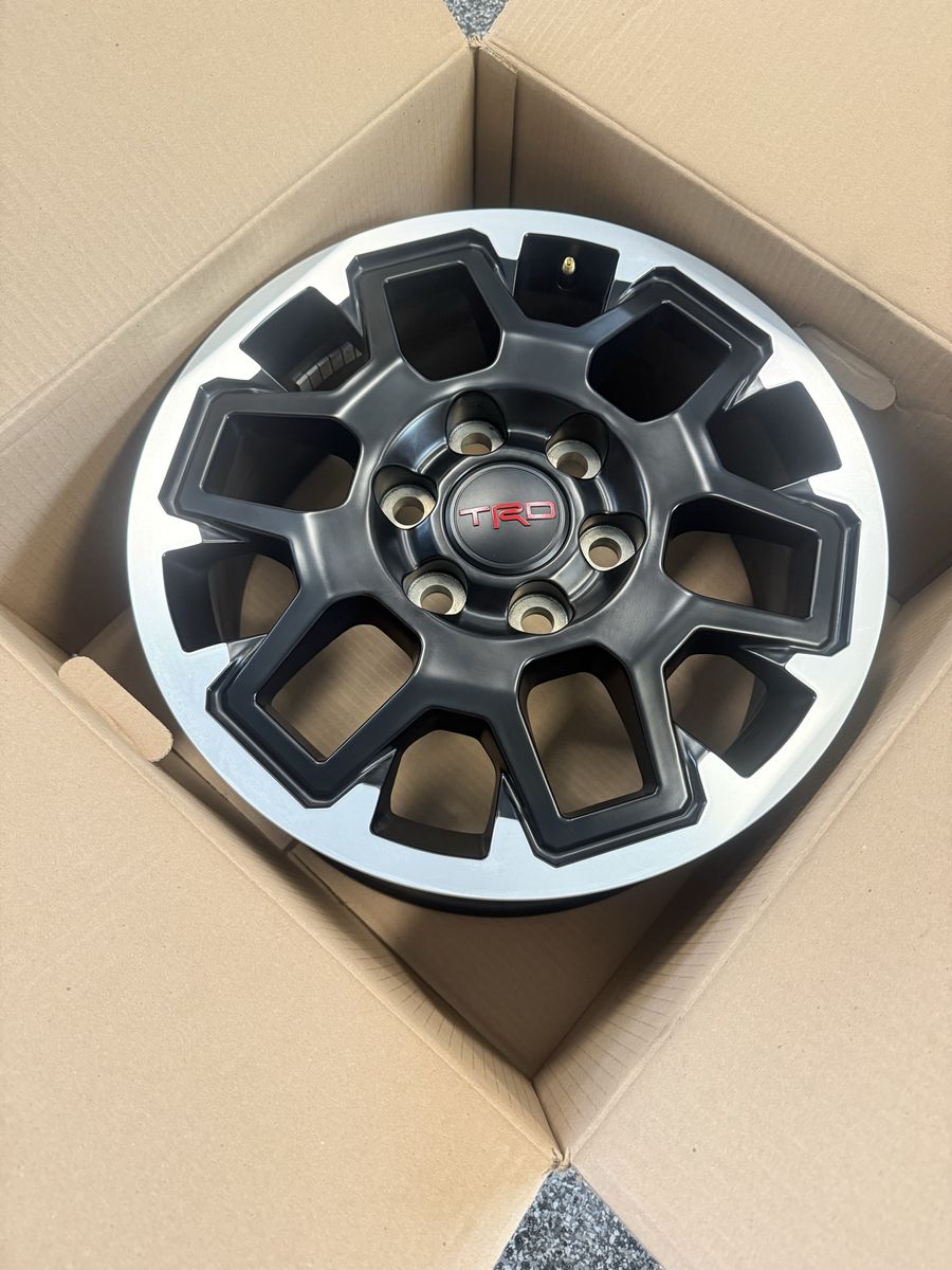 Four (4) 2026 Tacoma TRD OEM 18” Wheels – Like New