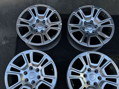 4 - 18x8 Wheels with 6 lug Pattern