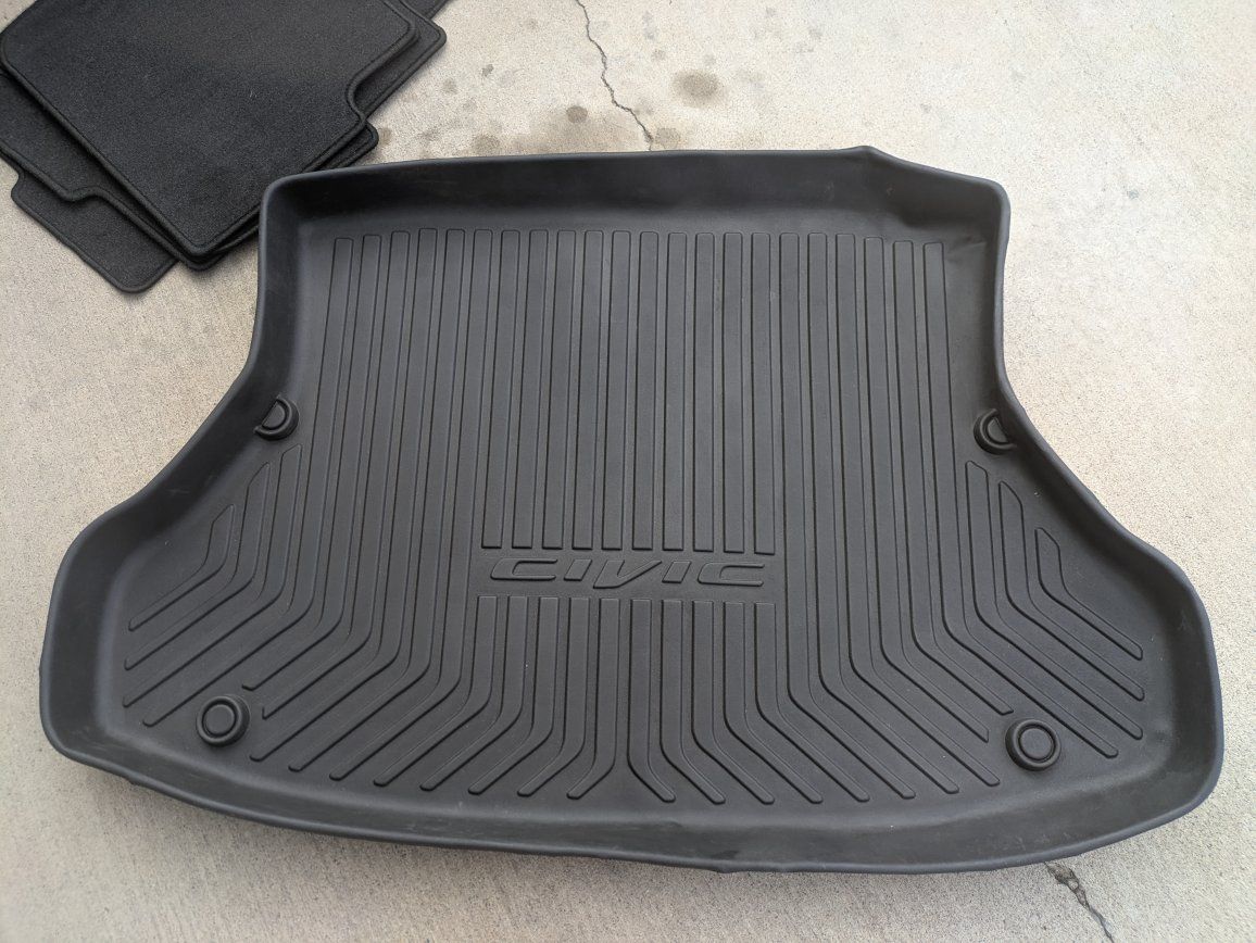 Honda Civic Trunk matt and Accord Floor Matt's great shape, don't have the car anymore $100