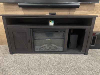 Fireplace tv stand