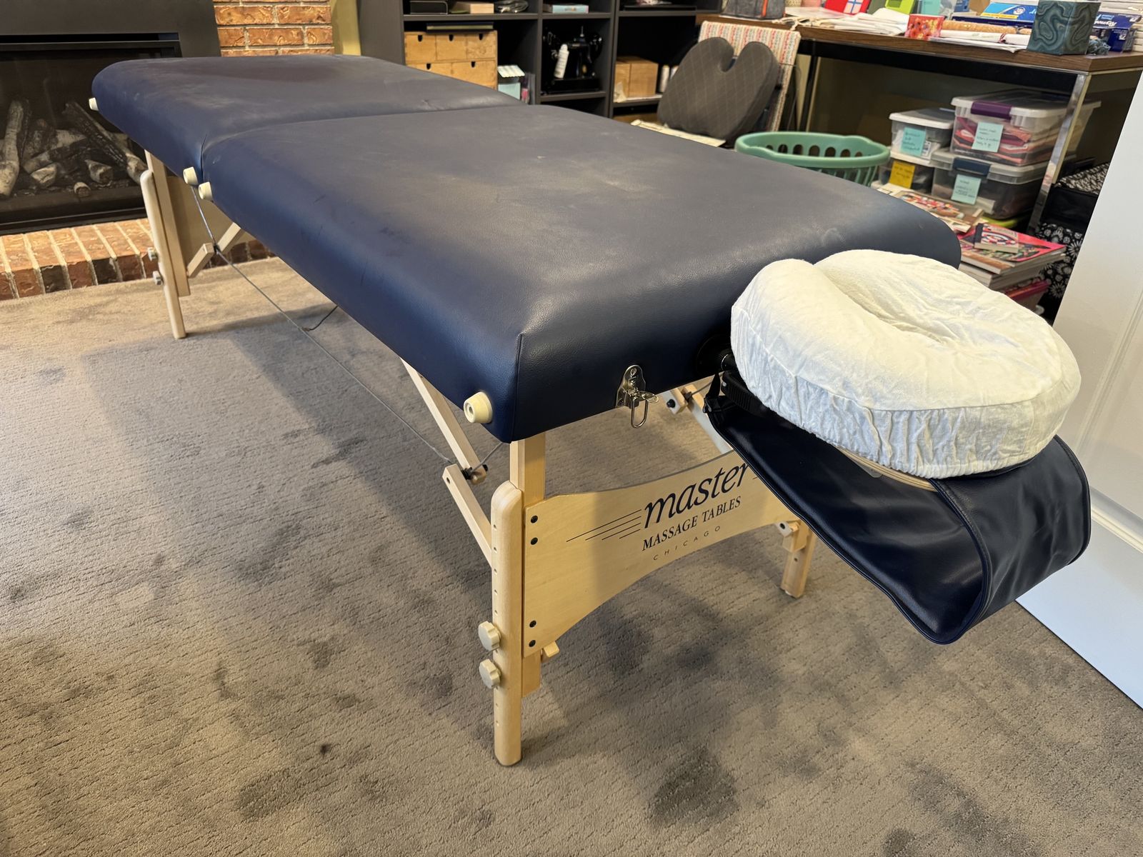 Master Massage Table Portable w/ Carrying Case and Head Rest 29" Wide