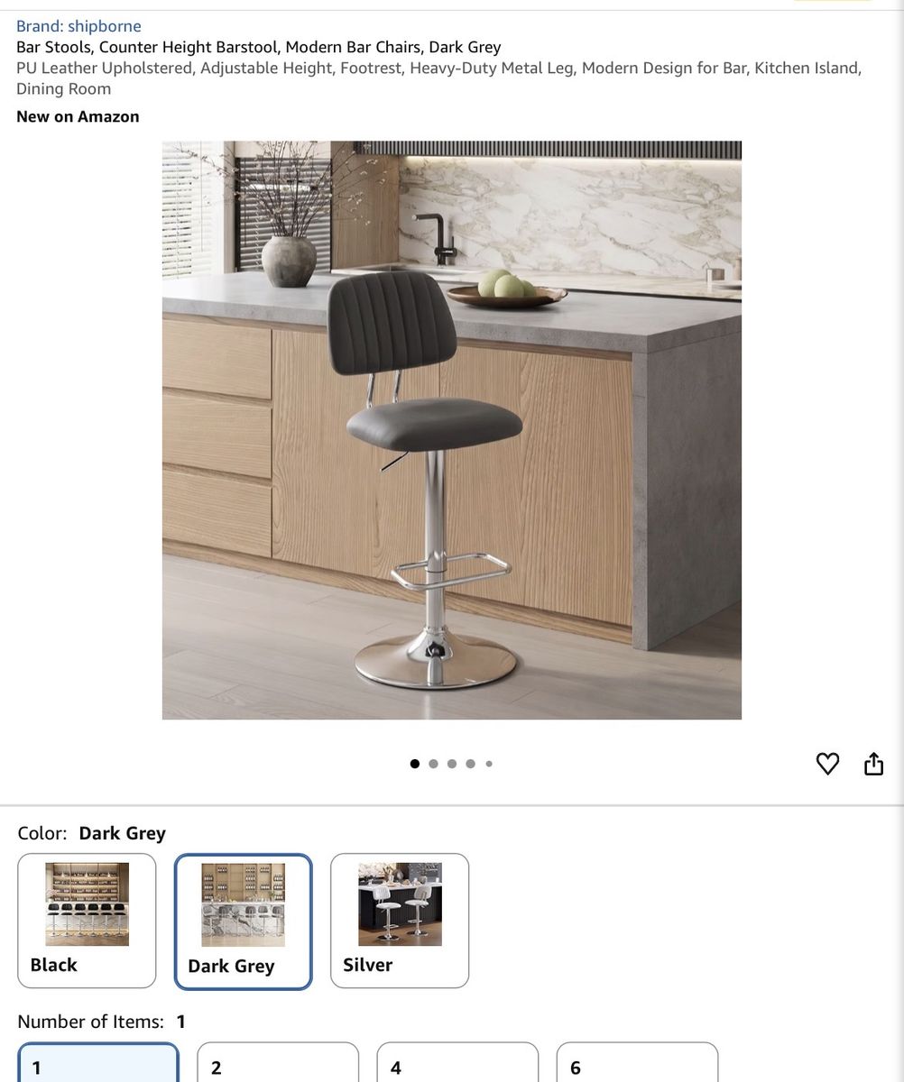 X1 barstool with adjustable height.. New in box!!