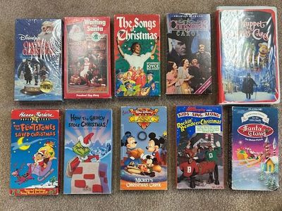 VHS tapes - Holiday, Children, lots of Disney