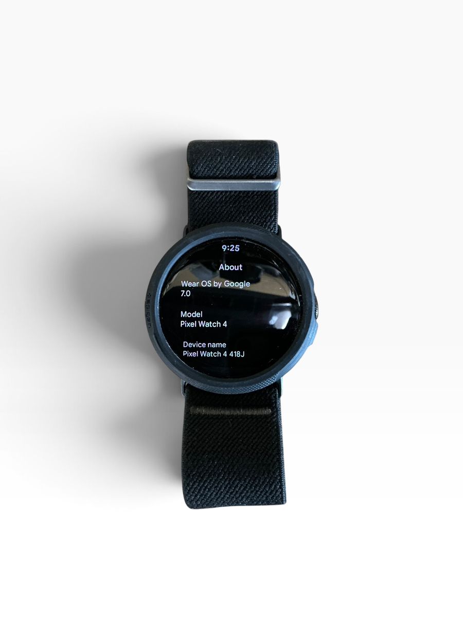 Google Pixel Watch 4 Smartwatch - Black with Protective Case and Fabric Band e75014650