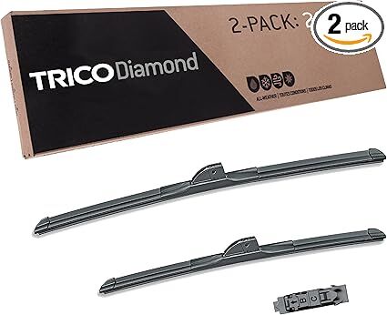 TRICO Diamond 26" + 20" Super Premium Automotive Replacement Windshield Wiper Blades (Set of 2)