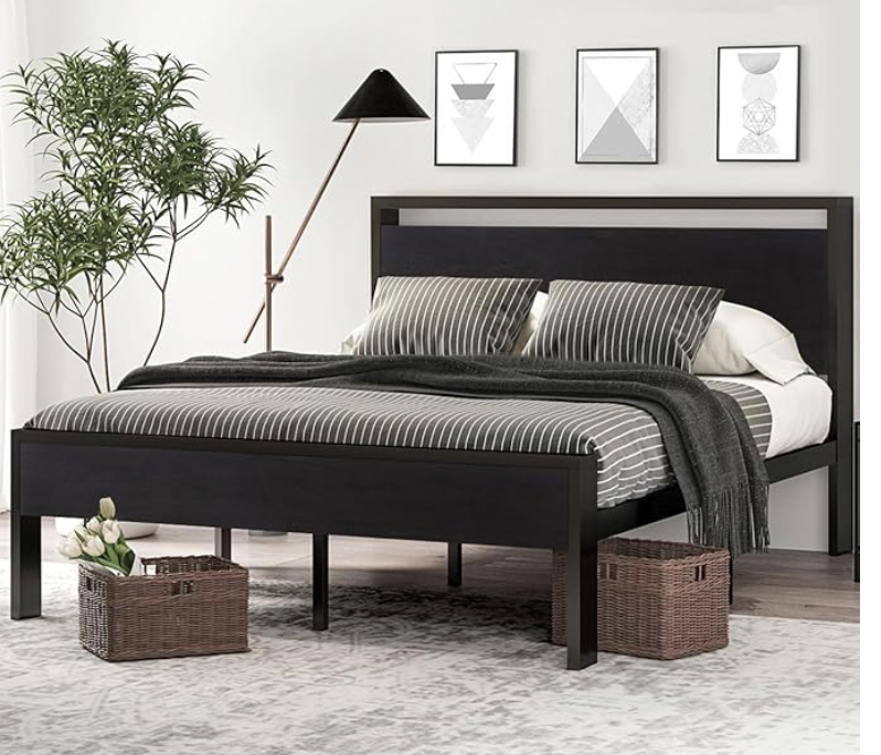 Sturdy Platform Metal Bed Frame