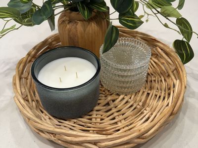 Round Woven Wicker Basket