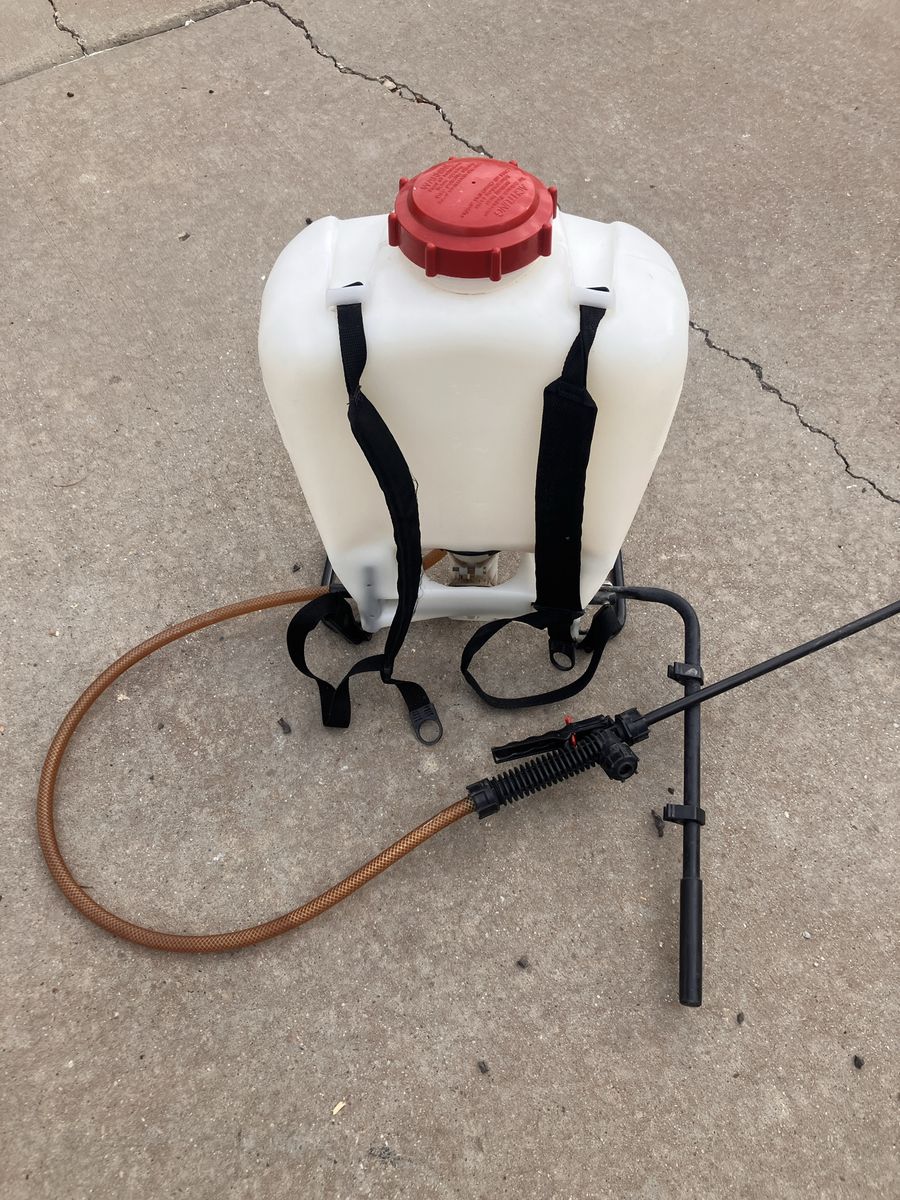 Back pack weed sprayer