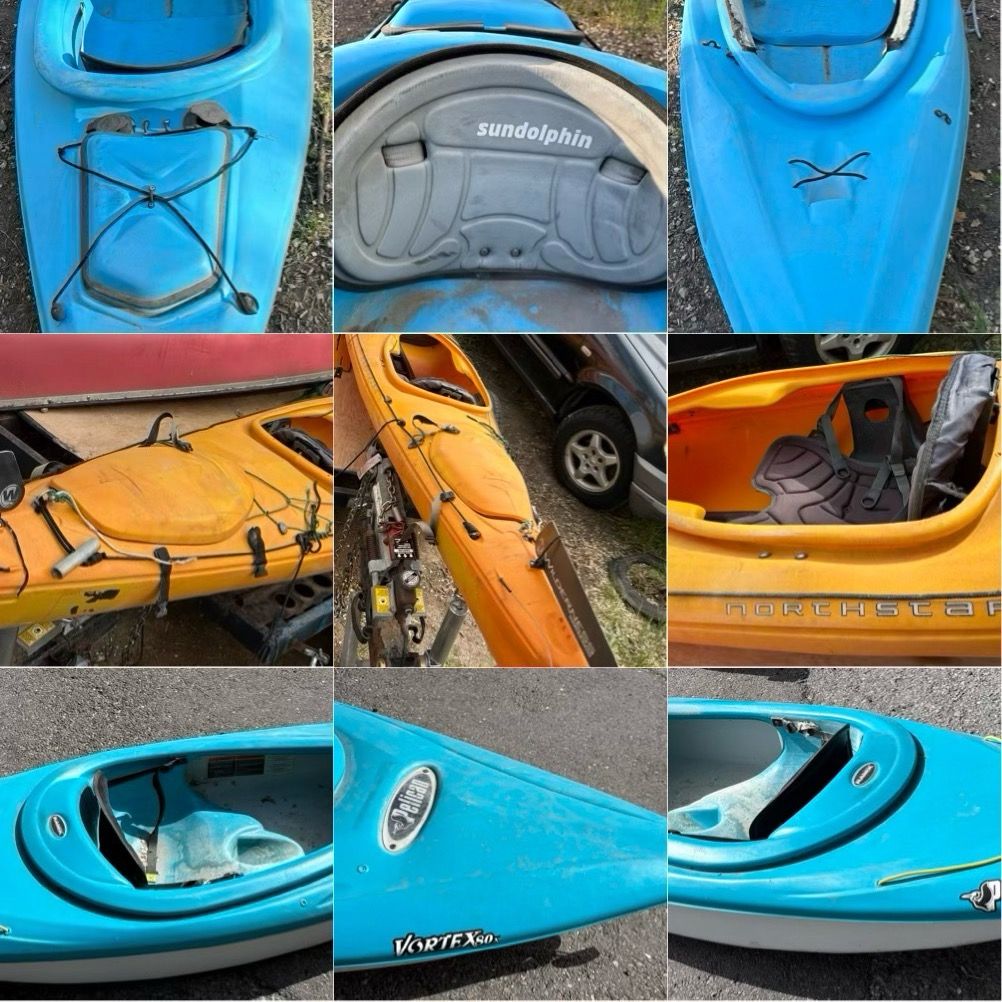 3 Kayaks
