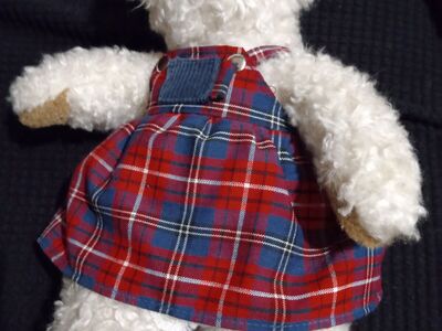 Sweet dreams polar teddy bear with dress toy stuffed animal