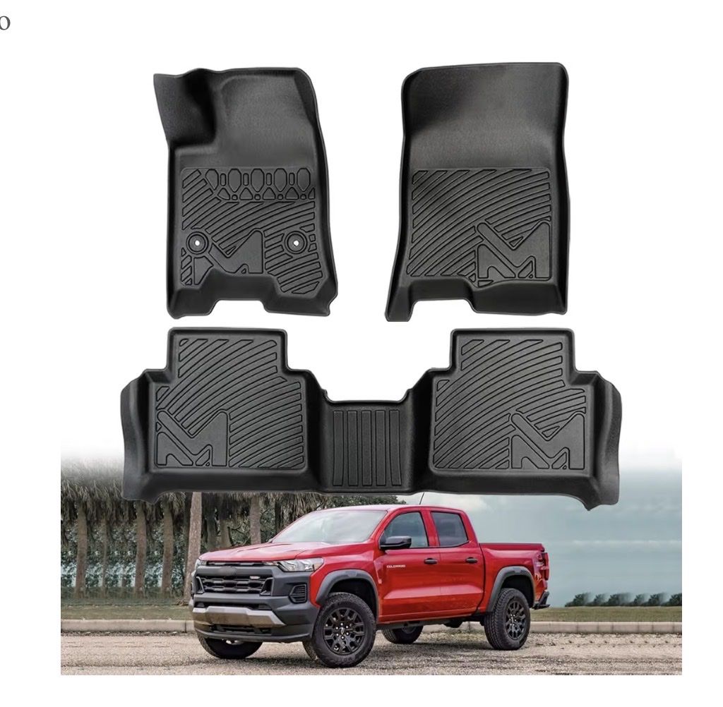 NEW TPE Automotive Floor Mats Custom for 2023-2026 Chevy Canyon