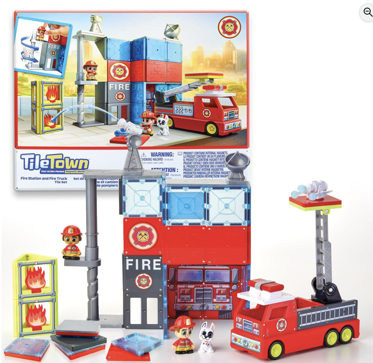 NEW: Tile Town Fire Station & Fire Truck