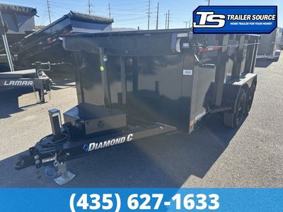 6.5x12 Diamond C MDT 206 Dump Trailer - 44" Sides - 10K GVWR
