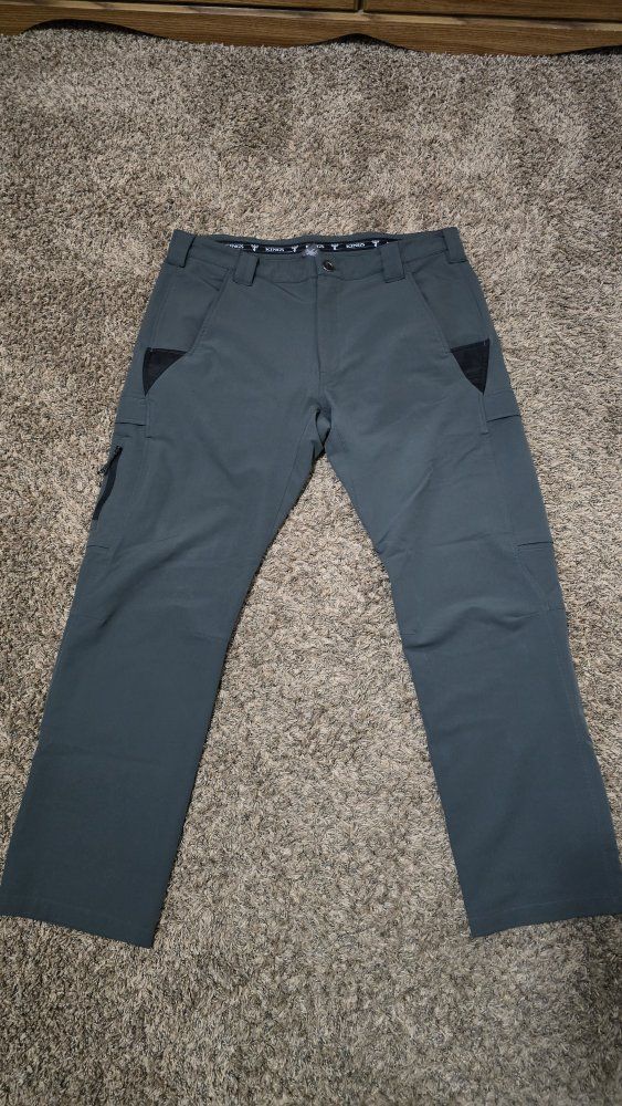 King's Camo XKG Ridge Pant Size 40 Solid Grey