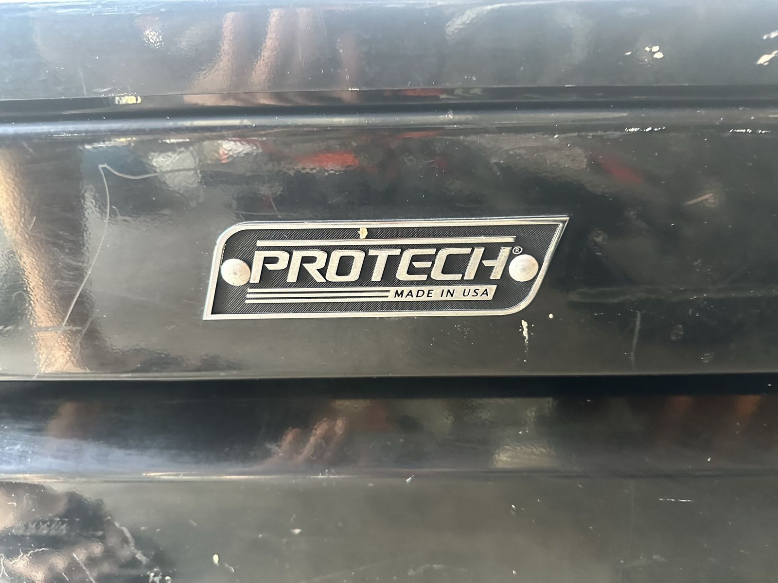 PROTECH Made in USA Black Truck Tool Box - Used