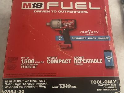 Milwaukee 3/4” high torque impact wrench