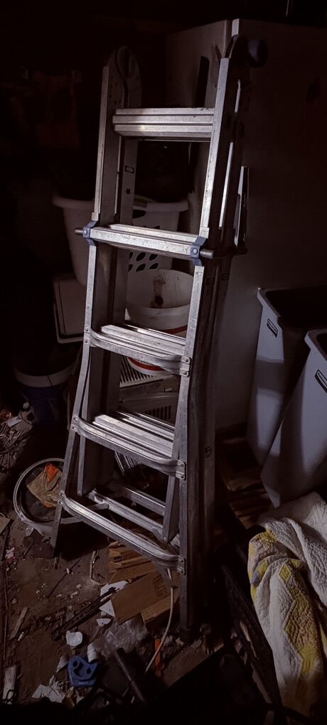 Werner 21' Folding Extension Ladder