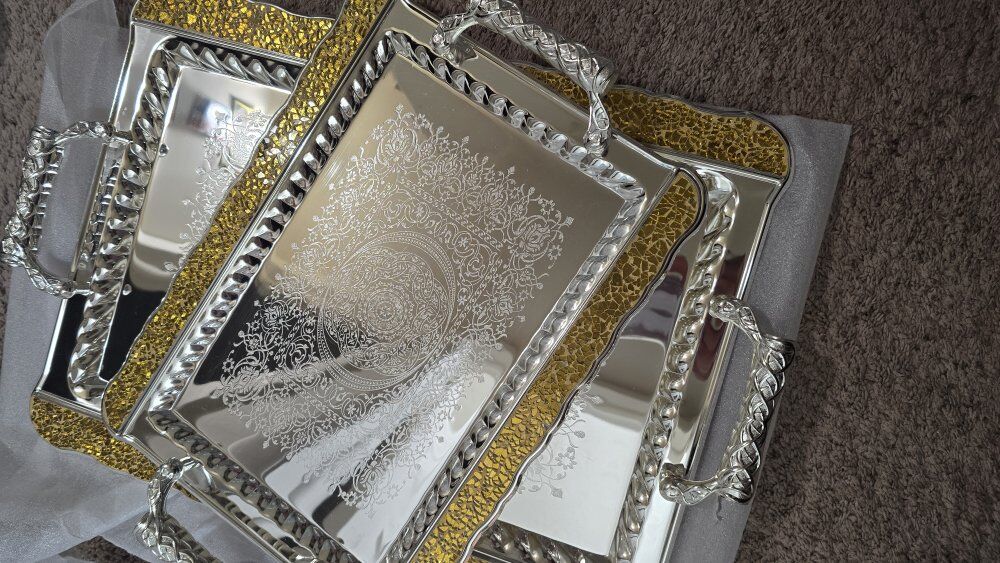 Kitchen supplies (Stainless Steel Serving Tray)