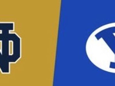 BYU vs Notre Dame Football Tickets - Oct 17 (Sec 124, Row 3)