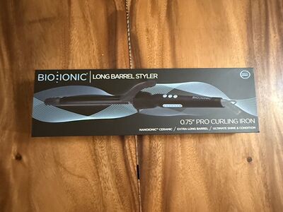 Never Used -Bio Ionic 0.75 Extra Long Barrel - NEW