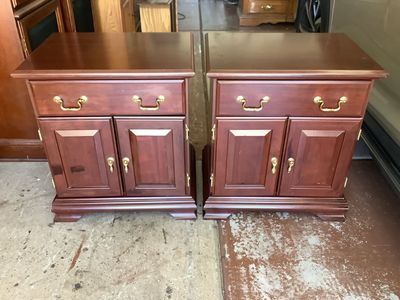 Pair of Neat Nightstands