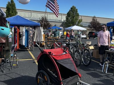 Burley Honey Bee 2 seat bike trailer/stroller